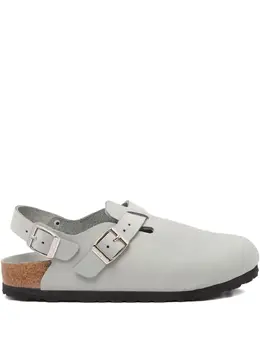 Birkenstock: Зелёные сандалии 