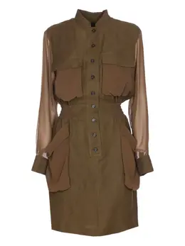 PINKO: Зелёное платье 
