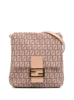 Fendi Pre-Owned: Розовая сумка через плечо 