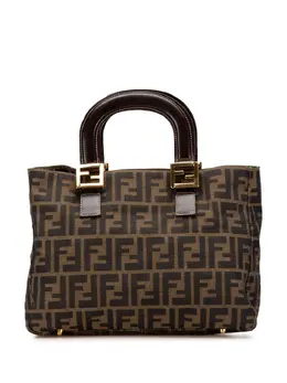 Fendi Pre-Owned: Коричневая сумка-шоппер 