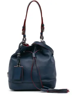 Prada Pre-Owned: Голубая сумка 