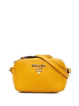 Prada Pre-Owned: Жёлтая сумка 