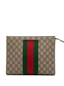 Gucci Pre-Owned: Коричневый клатч 