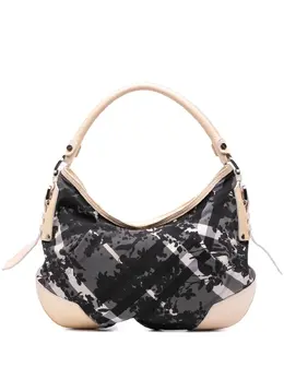 Burberry Pre-Owned: Сумка с растительным принтом 