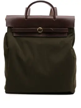 Hermès Pre-Owned: Зелёный рюкзак 