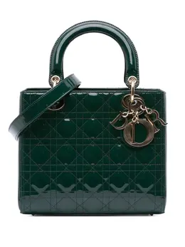 Christian Dior Pre-Owned: Зелёная сумка 