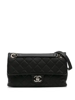 CHANEL Pre-Owned: Бордовая сумка через плечо 
