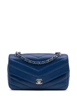 CHANEL Pre-Owned: Голубая сумка 
