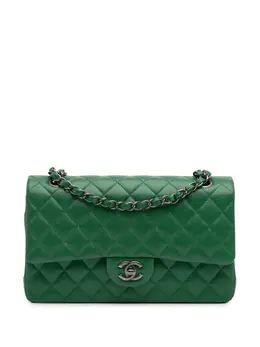 CHANEL Pre-Owned: Зелёная сумка 