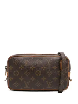 Louis Vuitton Pre-Owned: Коричневая сумка через плечо 