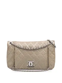 CHANEL Pre-Owned: Коричневая сумка через плечо 