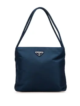 Prada Pre-Owned: Голубая сумка-шоппер 