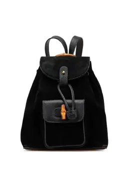 Gucci Pre-Owned: Чёрный рюкзак 