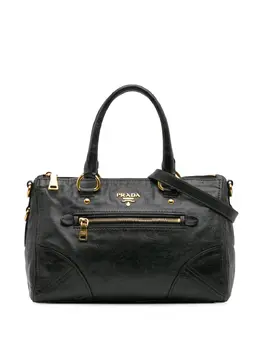 Prada Pre-Owned: Кожаный топ 