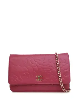 CHANEL Pre-Owned: Розовый кошелёк 