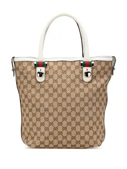 Gucci Pre-Owned: Коричневая сумка-шоппер 