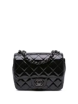 CHANEL Pre-Owned: Чёрная сумка через плечо 