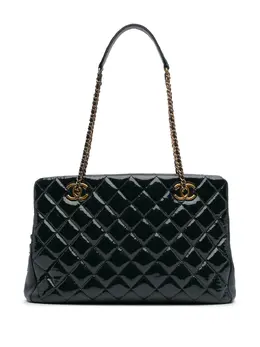 CHANEL Pre-Owned: Голубая сумка-шоппер 
