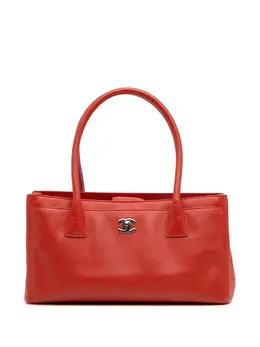 CHANEL Pre-Owned: Красная сумка-шоппер 