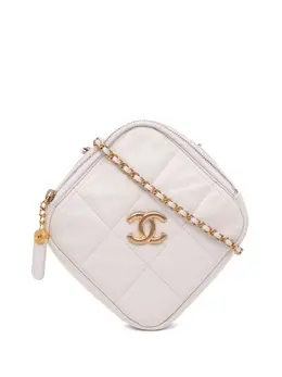 CHANEL Pre-Owned: Белый клатч 