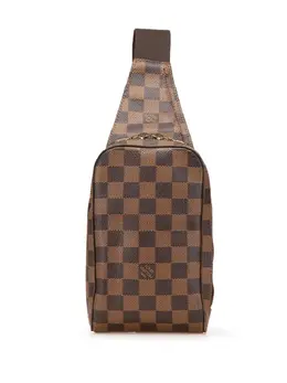 Louis Vuitton Pre-Owned: Коричневая сумка через плечо 