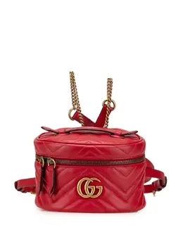 Gucci Pre-Owned: Красный рюкзак 