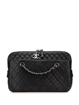 CHANEL Pre-Owned: Чёрная сумка 