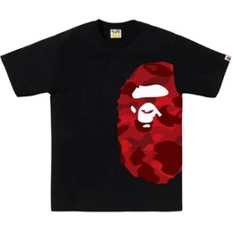 A BATHING APE: Фиолетовая футболка 