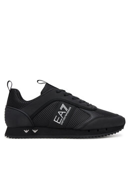 EA7 Emporio Armani: Чёрные кроссовки 