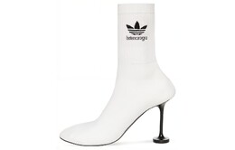 Balenciaga: Белые ботинки 