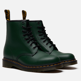 Dr. Martens: Зелёные ботинки  1460 Smooth
