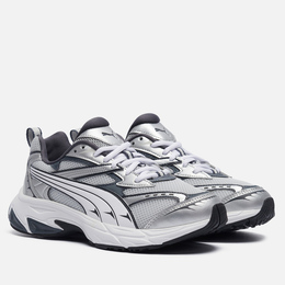 Puma: Серые кроссовки 