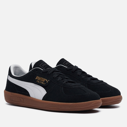 Puma: Чёрные кроссовки 