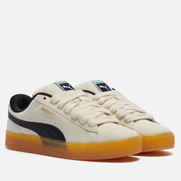 Puma: Тёмные кроссовки  Suede