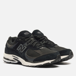 New Balance: Чёрные кроссовки 