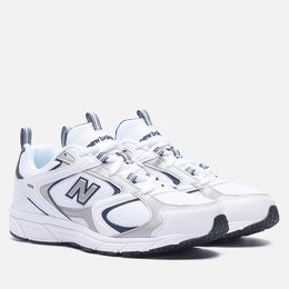 New Balance: Белые кроссовки 