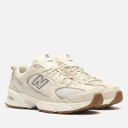 New Balance: Бежевые кроссовки 