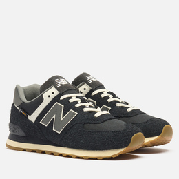 New Balance: Чёрные кроссовки 