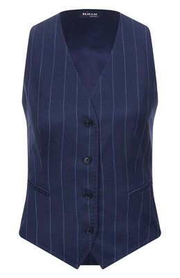 Kiton: Льняной жилет 
