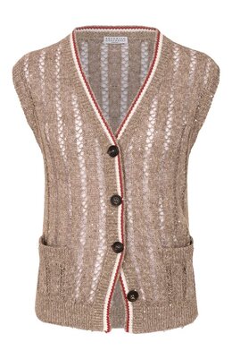 Brunello Cucinelli: Льняной жилет 