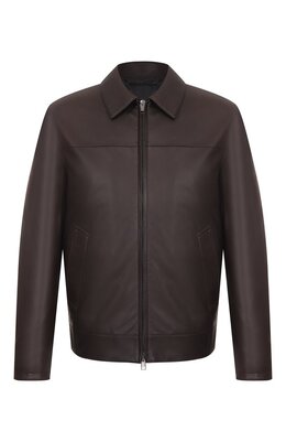 Brioni: Кожаная куртка 
