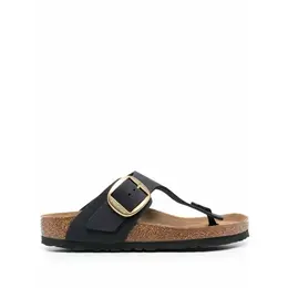 Birkenstock: Чёрные шлёпанцы  Gizeh