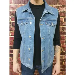Levi's: Синий жилет 