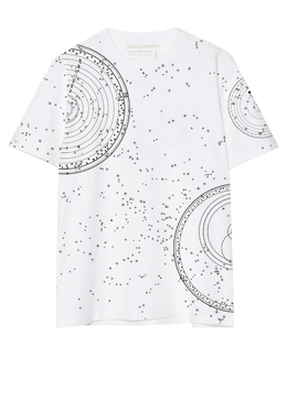 MAHARISHI: Белая футболка 