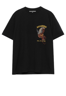 MAHARISHI: Чёрная футболка 