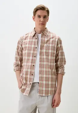 Wrangler: Бежевая рубашка 