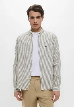 Lacoste: Рубашка цвета хаки 