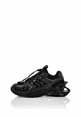 Plein Sport: Чёрные кроссовки 