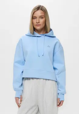 Lacoste: Голубая толстовка 