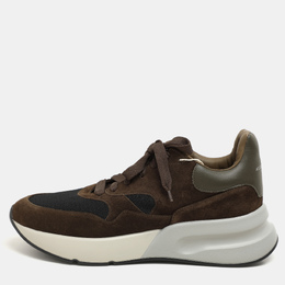 Alexander McQueen: Зелёные кроссовки  Oversized Runner